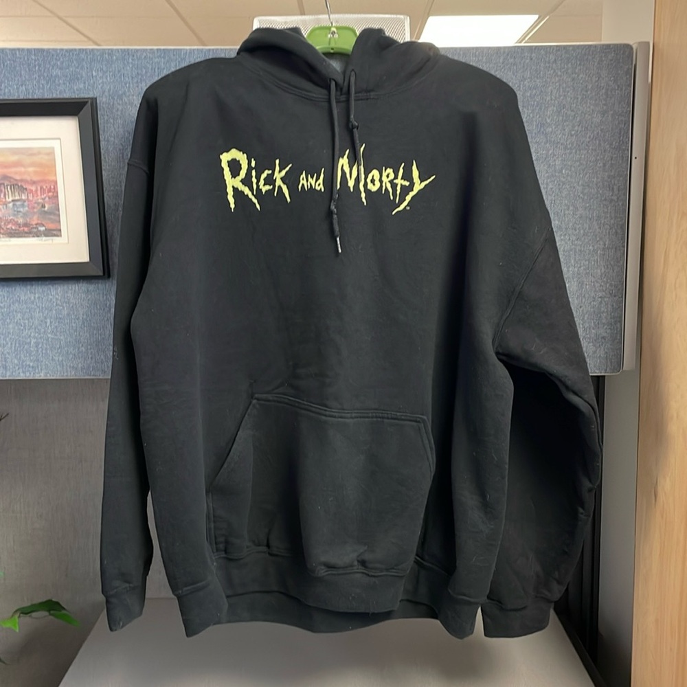 COPY - Rick and Morty Trippy World black hoodie